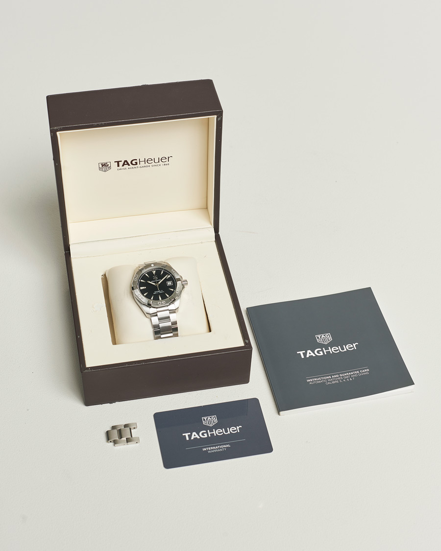 Uomini | Tag Heuer Pre-Owned Aquaracer Caliber 5 Silver | Tag Heuer Pre-Owned | Aquaracer Caliber 5 Silver