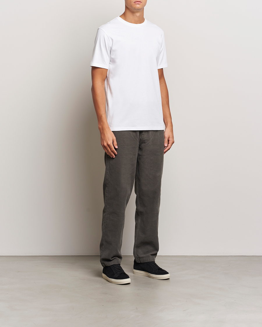 Uomini | T-shirt | A Day's March | Midweight T-Shirt White