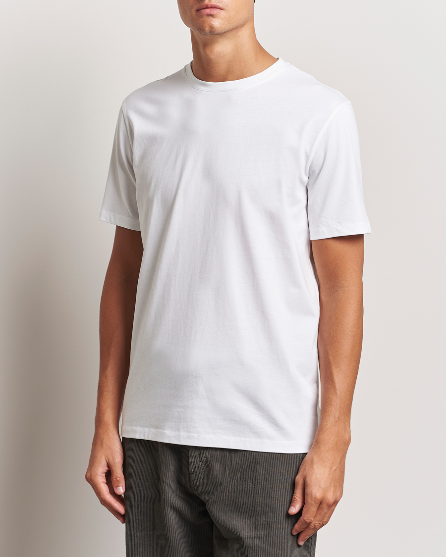 Uomini | T-shirt | A Day's March | Midweight T-Shirt White