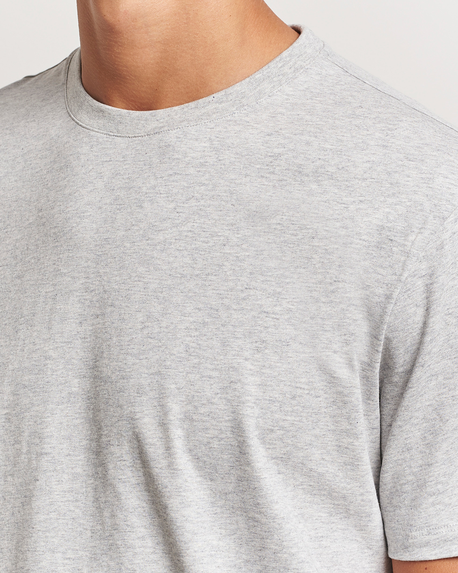 Uomini | T-shirt | A Day's March | Midweight T-Shirt Grey Melange