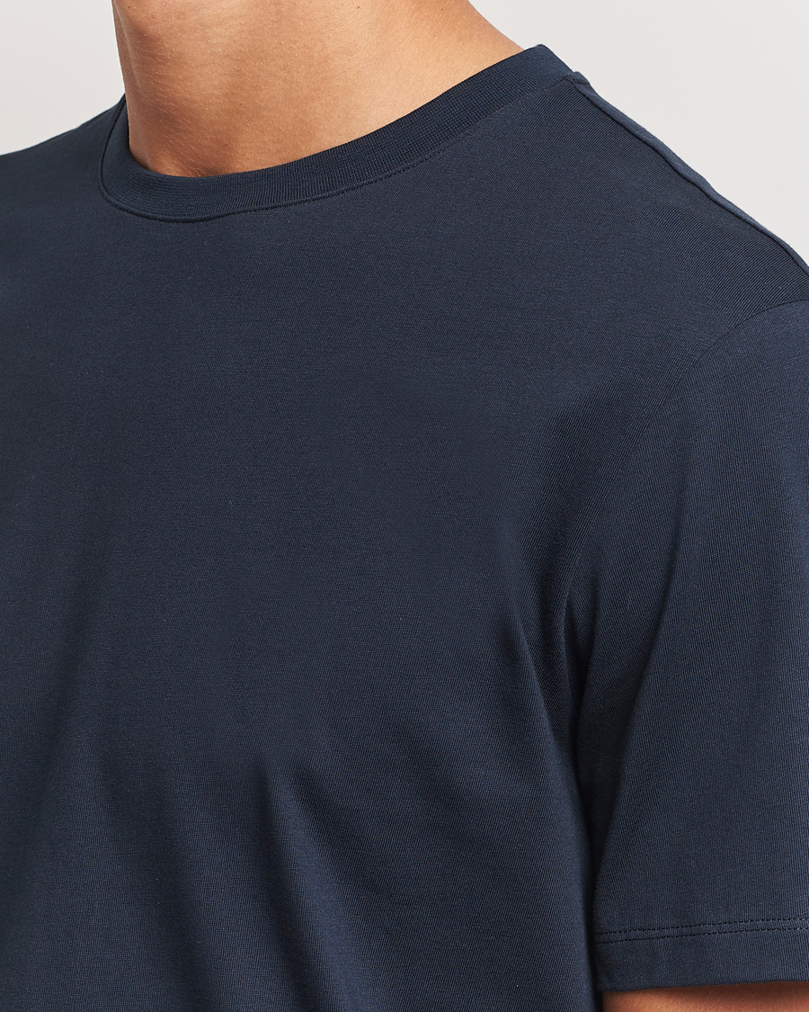 Uomini | T-shirt | A Day's March | Midweight T-Shirt Navy