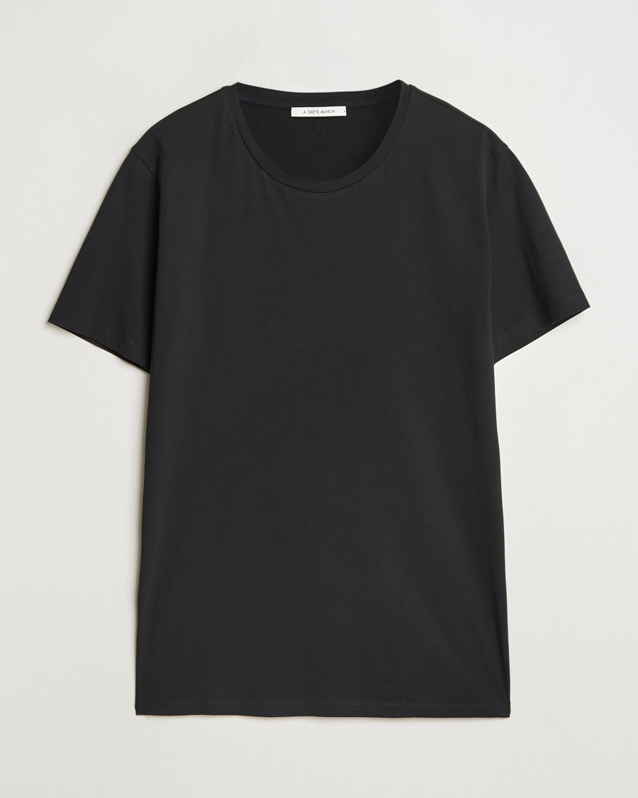 Uomini | T-shirt | A Day's March | Lightweight T-Shirt Black