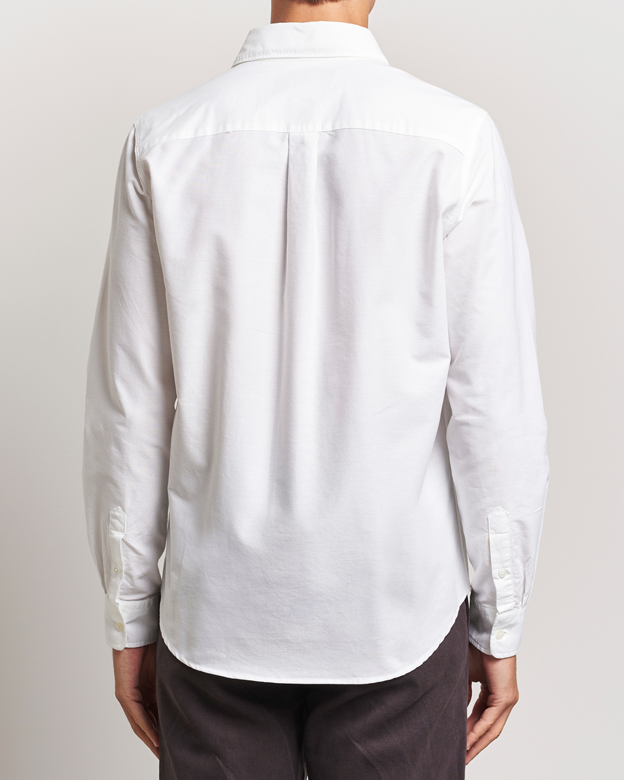 Uomini | Camicie | A Day's March | Mason Dyed Oxford Shirt White