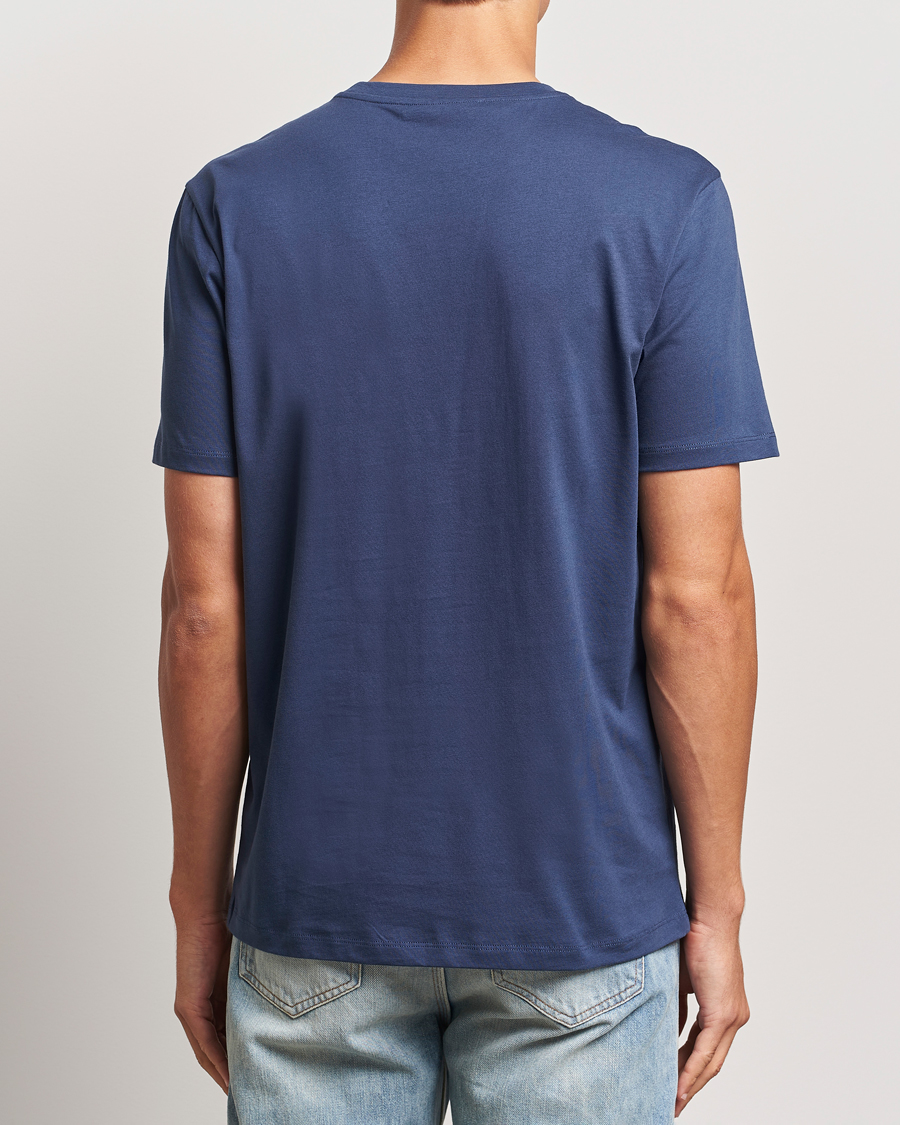 Uomini | T-shirt | A Day's March | Midweight T-Shirt Brewers Blue