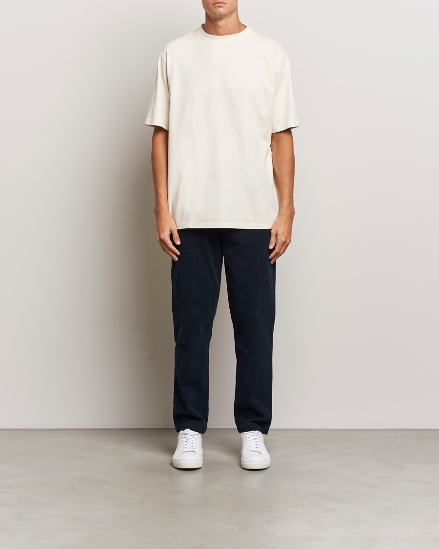 Uomini | T-shirt | A Day's March | Tron Casual Heavy T-Shirt Off White
