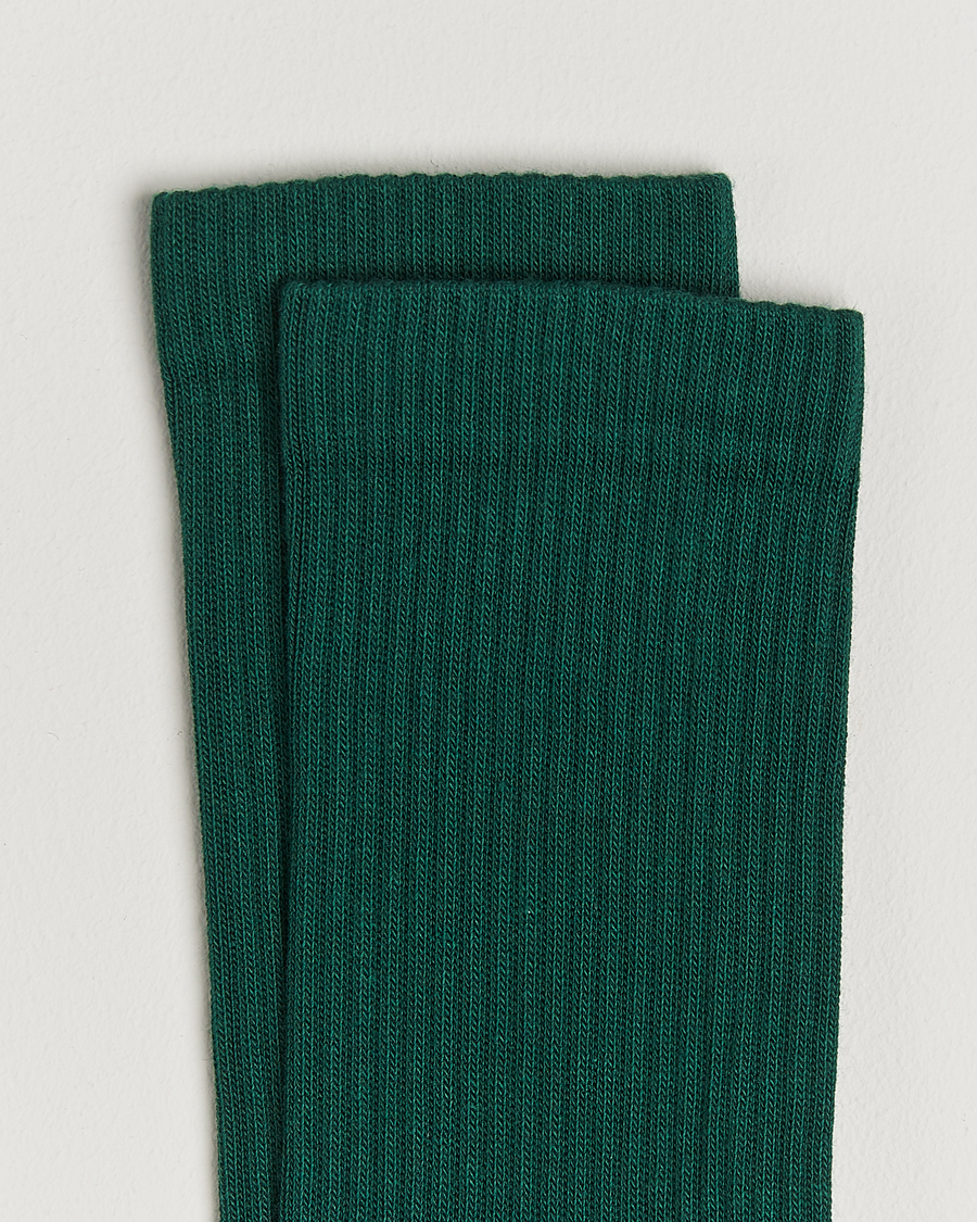 Uomini | Biancheria intima | Sweyd | Crew Cotton Socks Green