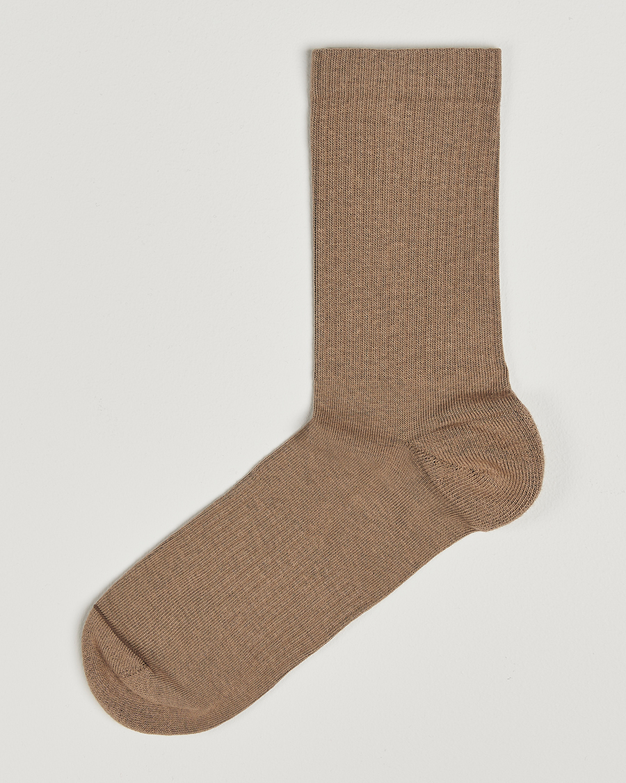 Uomini | Biancheria intima | Sweyd | Crew Cotton Socks Sand