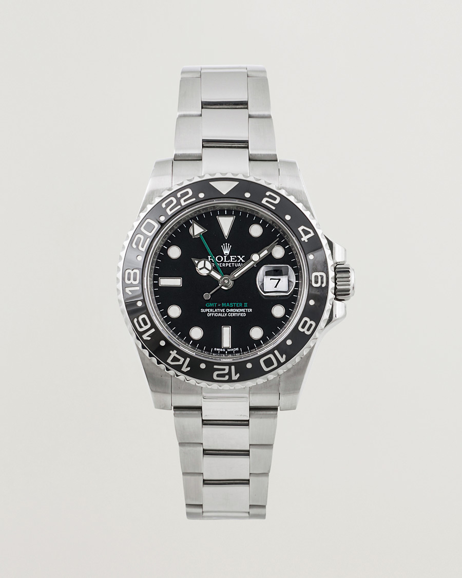 Uomini | Rolex Pre-Owned GMT-MASTER II 116710LN Silver | Rolex Pre-Owned | GMT-MASTER II 116710LN Silver