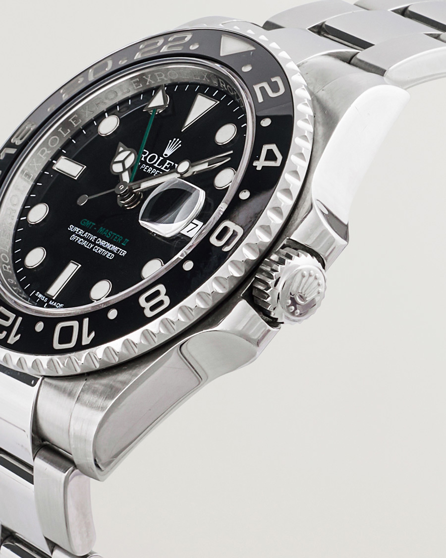 Uomini | Rolex Pre-Owned GMT-MASTER II 116710LN Silver | Rolex Pre-Owned | GMT-MASTER II 116710LN Silver
