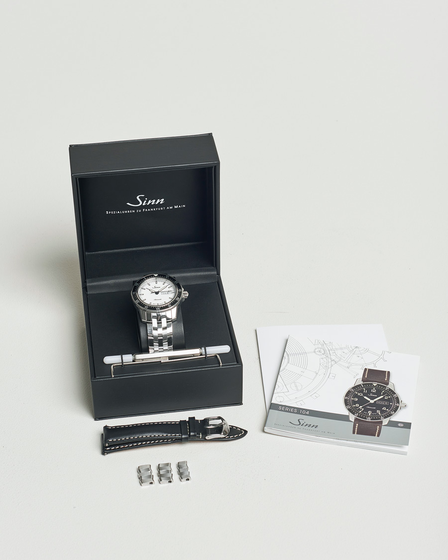 Uomini | Sinn Pre-Owned 104 I W Pilot Watch 41mm Silver | Sinn Pre-Owned | 104 I W Pilot Watch 41mm Silver