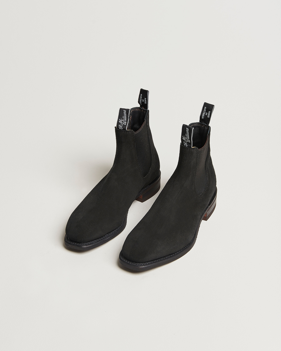 Uomini | Stivali | R.M.Williams | Comfort Craftsman G Boot Black Suede