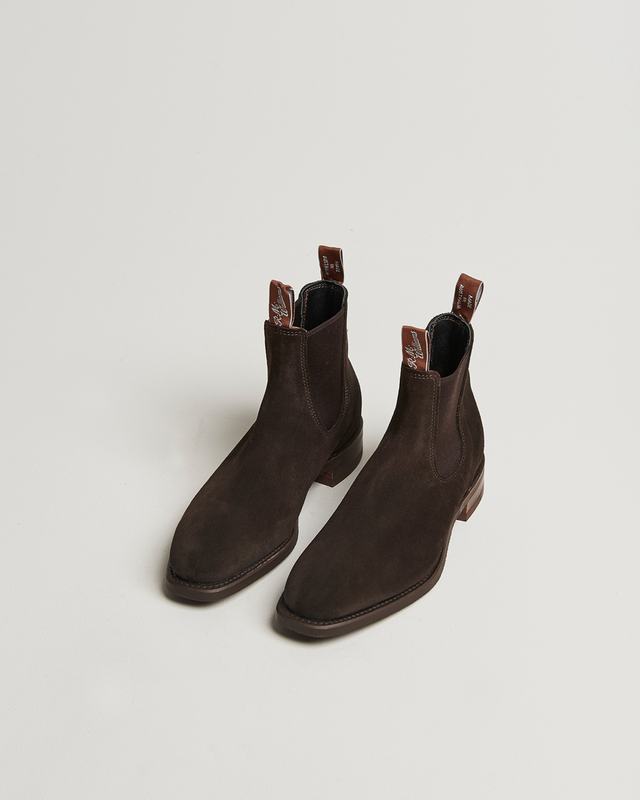 Uomini | Stivali | R.M.Williams | Comfort Craftsman G Boot Chocolate Suede