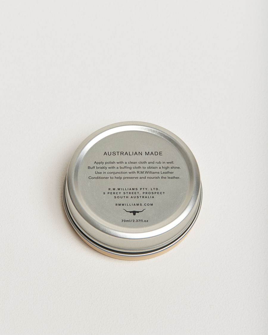 Uomini | Cura delle scarpe | R.M.Williams | Stockman's Boot Polish 70ml Natural