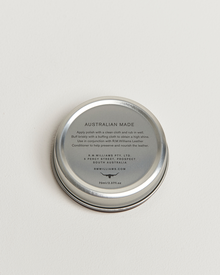 Uomini | Cura delle scarpe | R.M.Williams | Stockman's Boot Polish 70ml Chestnut