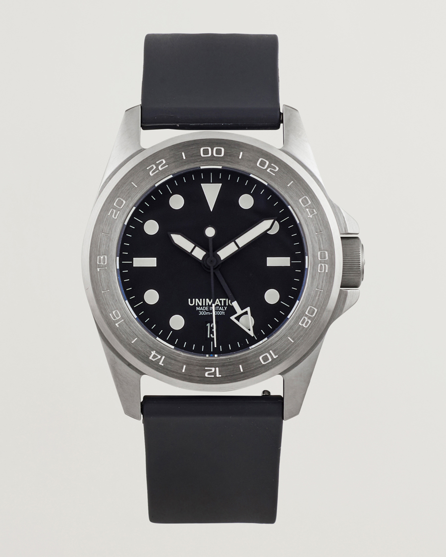 Uomini | UNIMATIC Modello Quattro GMT Limited Watch Black | UNIMATIC | Modello Quattro GMT Limited Watch Black