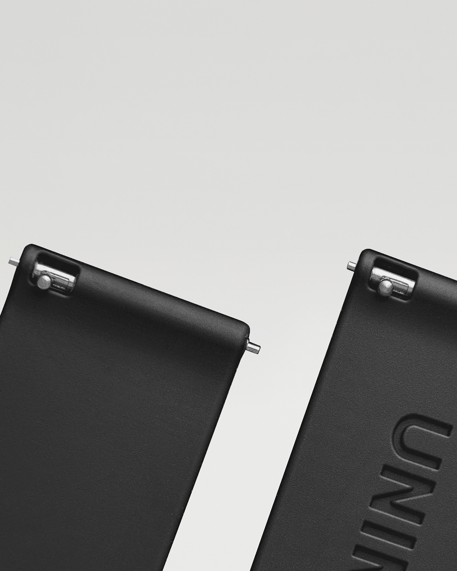 Uomini | Cinturini per orologi | UNIMATIC | TPU Quick Relese 22mm Strap Black
