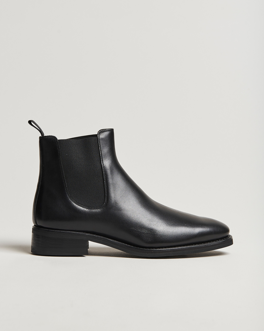 Uomini | Oscar Jacobson Chelsea Boots Black | Oscar Jacobson | Chelsea Boots Black