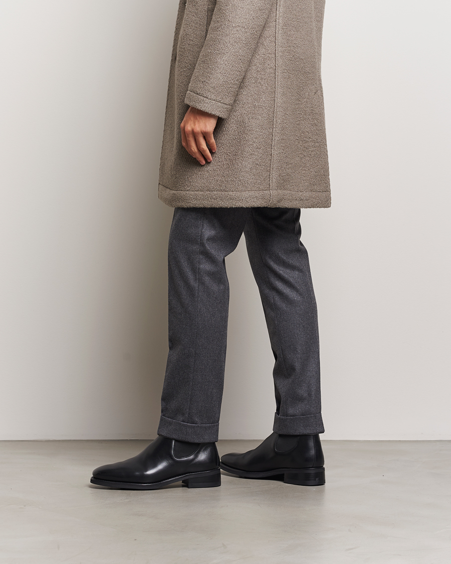 Uomini | Oscar Jacobson Chelsea Boots Black | Oscar Jacobson | Chelsea Boots Black
