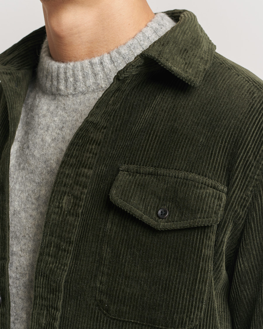Uomini | Camicie | LES DEUX | Kody Heavy Corduroy Overshirt Rosin