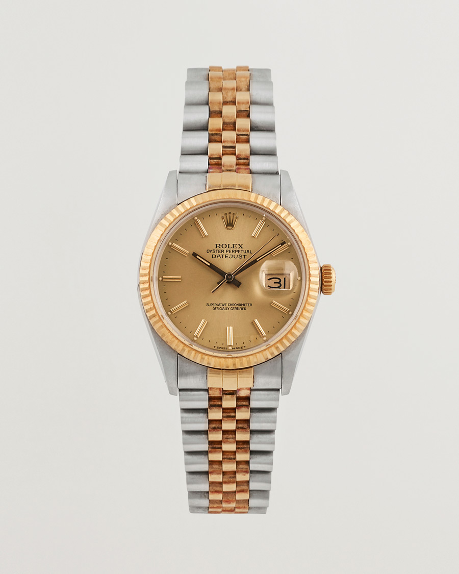 Uomini | Rolex Pre-Owned Datejust 16013 G/S Silver | Rolex Pre-Owned | Datejust 16013 G/S Silver