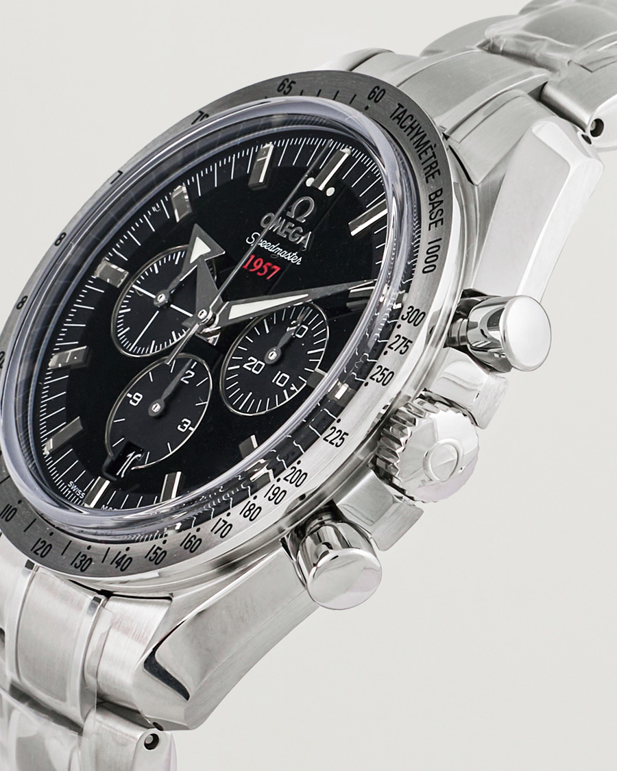 Uomini | Omega Pre-Owned Speedmaster Broad Arrow1957 Co-axial Silver | Omega Pre-Owned | Speedmaster Broad Arrow1957 Co-axial Silver