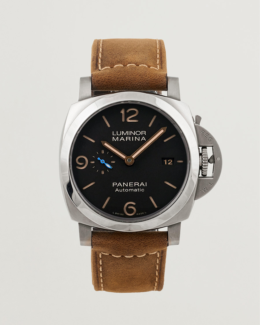Uomini | Panerai Pre-Owned Luminor Marina PAM01351 Silver | Panerai Pre-Owned | Luminor Marina PAM01351 Silver