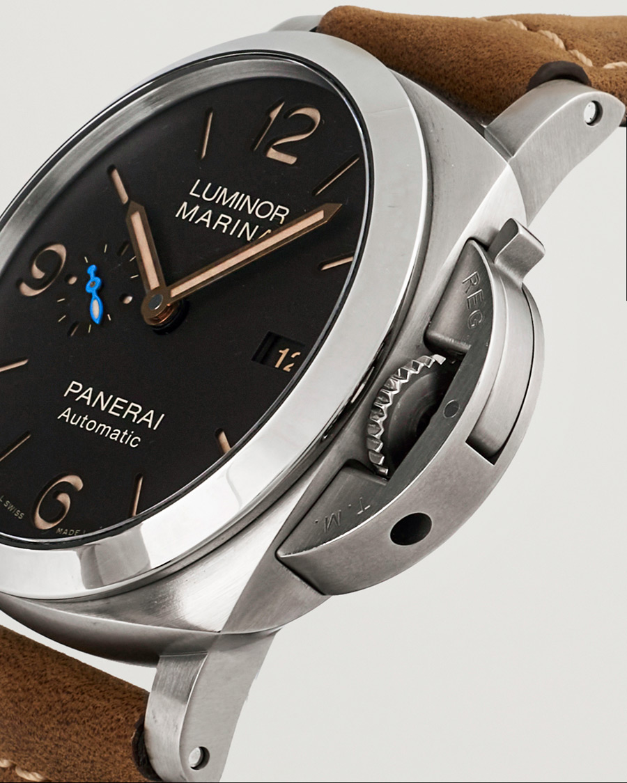 Uomini | Panerai Pre-Owned Luminor Marina PAM01351 Silver | Panerai Pre-Owned | Luminor Marina PAM01351 Silver