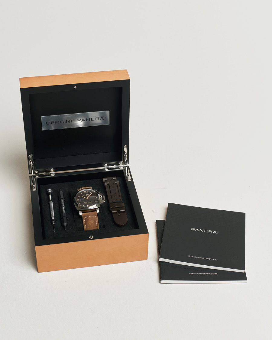 Uomini | Panerai Pre-Owned Luminor Marina PAM01351 Silver | Panerai Pre-Owned | Luminor Marina PAM01351 Silver