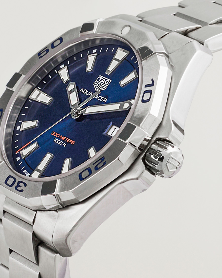Uomini | Tag Heuer Pre-Owned Aquaracer 300M WBD112 Silver | Tag Heuer Pre-Owned | Aquaracer 300M WBD112 Silver