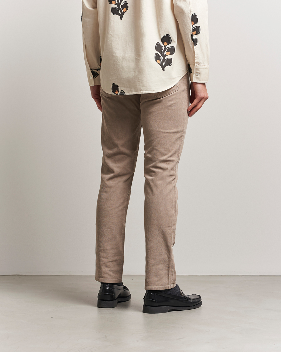 Uomini | Pantaloni | NN07 | Tony Corduroy 5-Pocket Pants Timber Wolf
