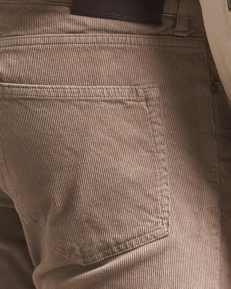 Uomini | Pantaloni | NN07 | Tony Corduroy 5-Pocket Pants Timber Wolf