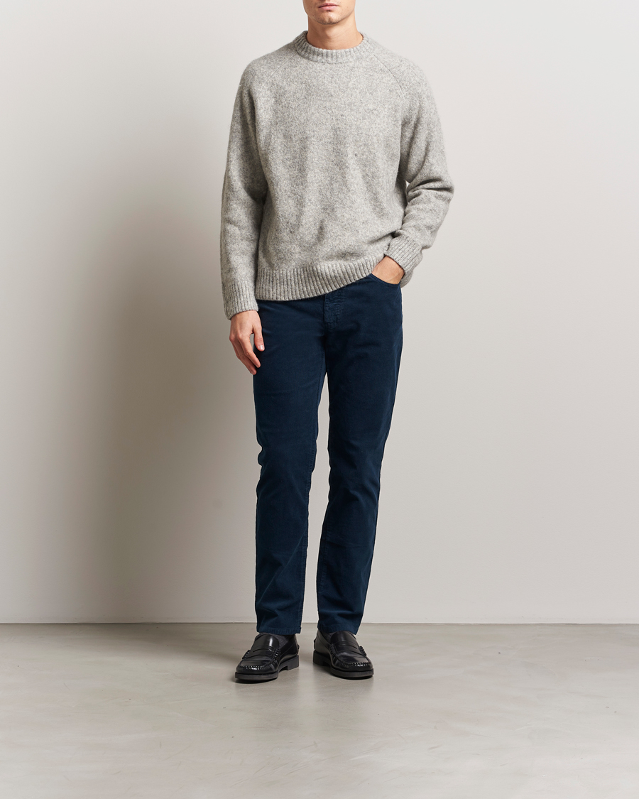 Uomini | Pantaloni | NN07 | Tony Corduroy 5-Pocket Pants Navy Blue