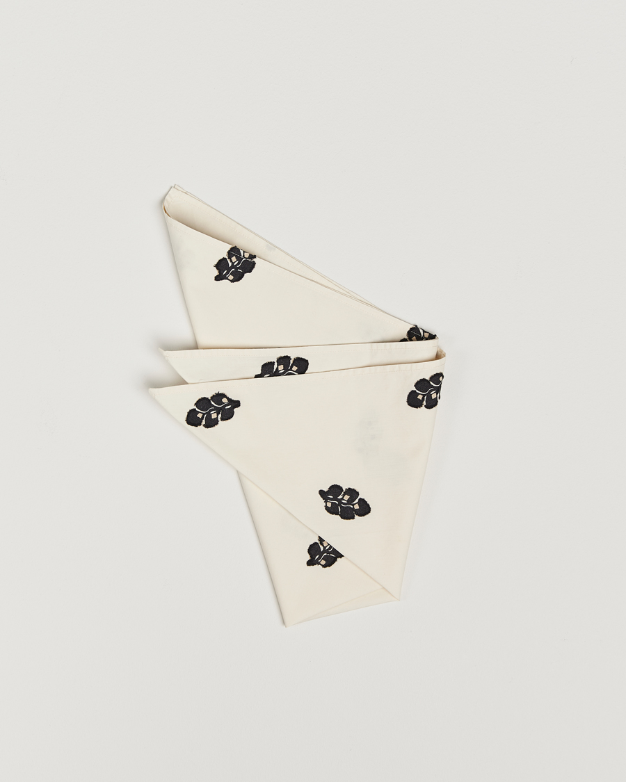 Uomini | NN07 Jacquard Woven Printed Bandana Ivory | NN07 | Jacquard Woven Printed Bandana Ivory