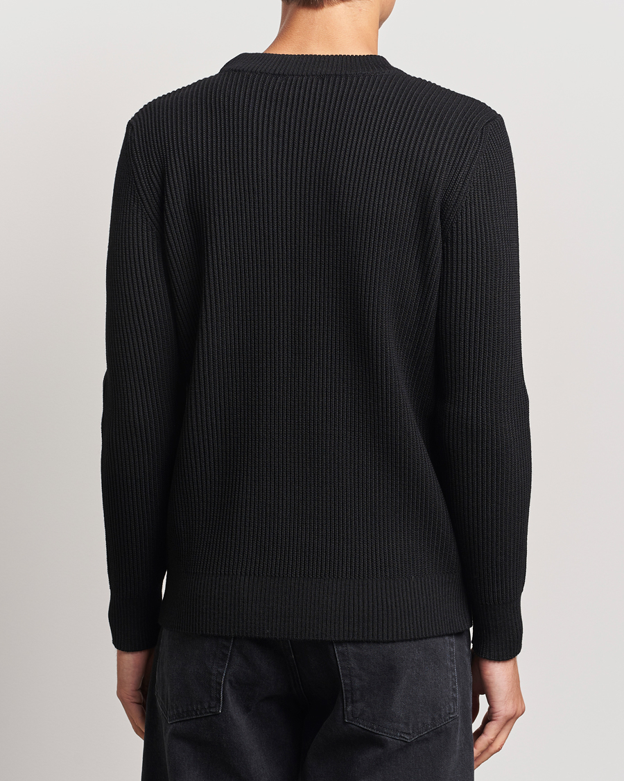 Uomini | Maglieria | S.N.S. Herning | Fender Wool Crew Neck Black