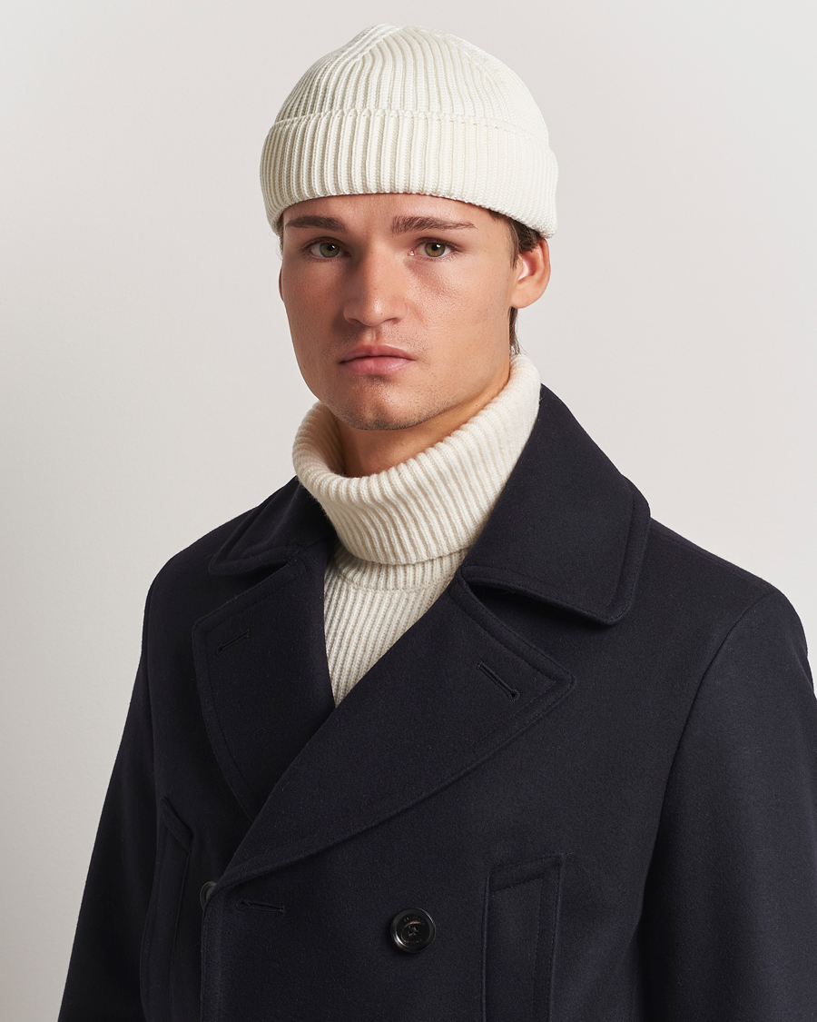 Uomini | S.N.S. Herning Fender Merino Wool Hat Natural White | S.N.S. Herning | Fender Merino Wool Hat Natural White