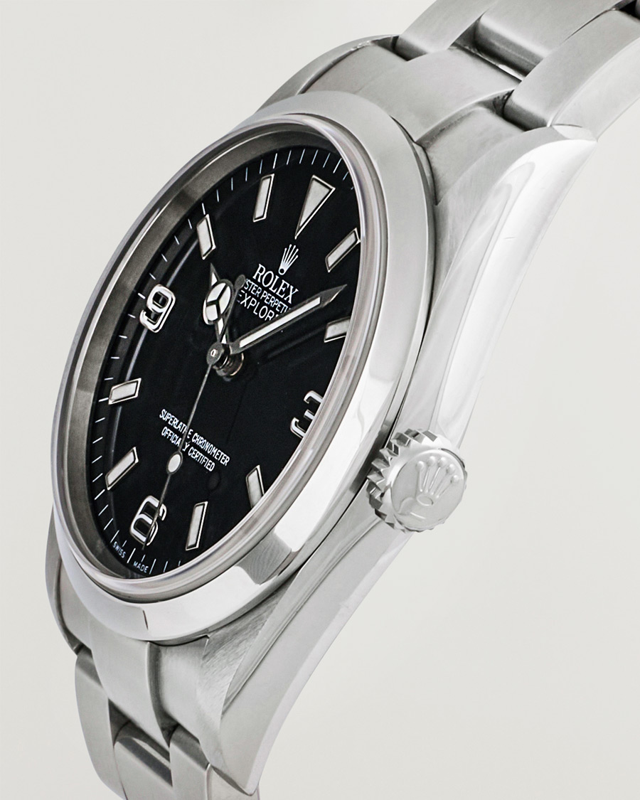 Uomini | Rolex Pre-Owned Explorer 114270 Silver | Rolex Pre-Owned | Explorer 114270 Silver