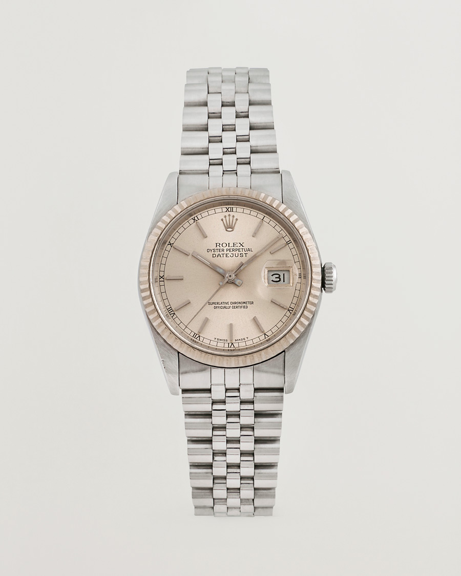 Uomini | Rolex Pre-Owned Datejust 16234 Silver | Rolex Pre-Owned | Datejust 16234 Silver