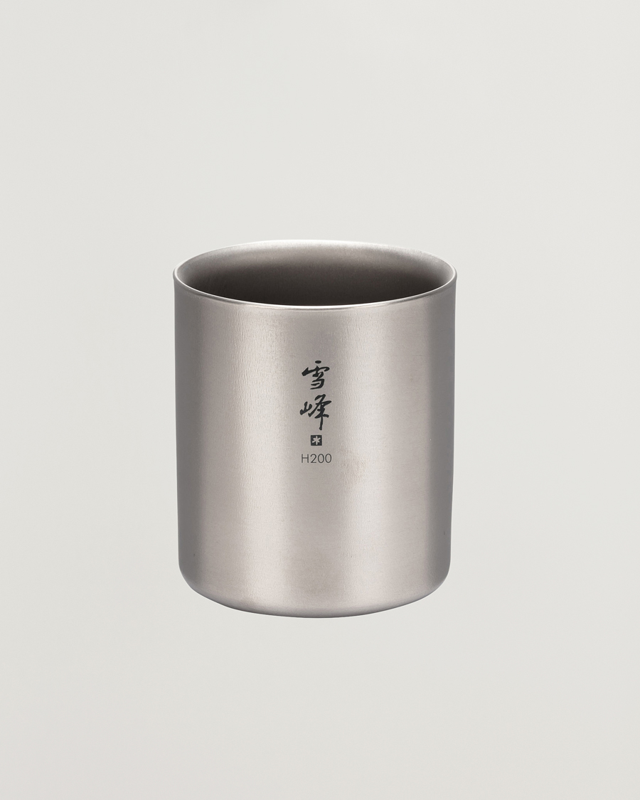 Uomini | Outdoor living | Snow Peak | Double Wall Stacking Mug 200 Titanium