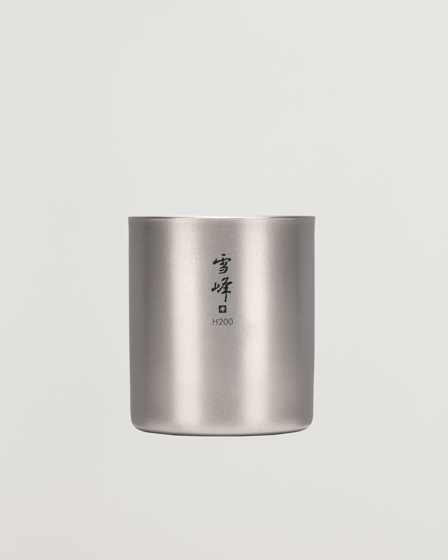 Uomini | Outdoor living | Snow Peak | Double Wall Stacking Mug 200 Titanium
