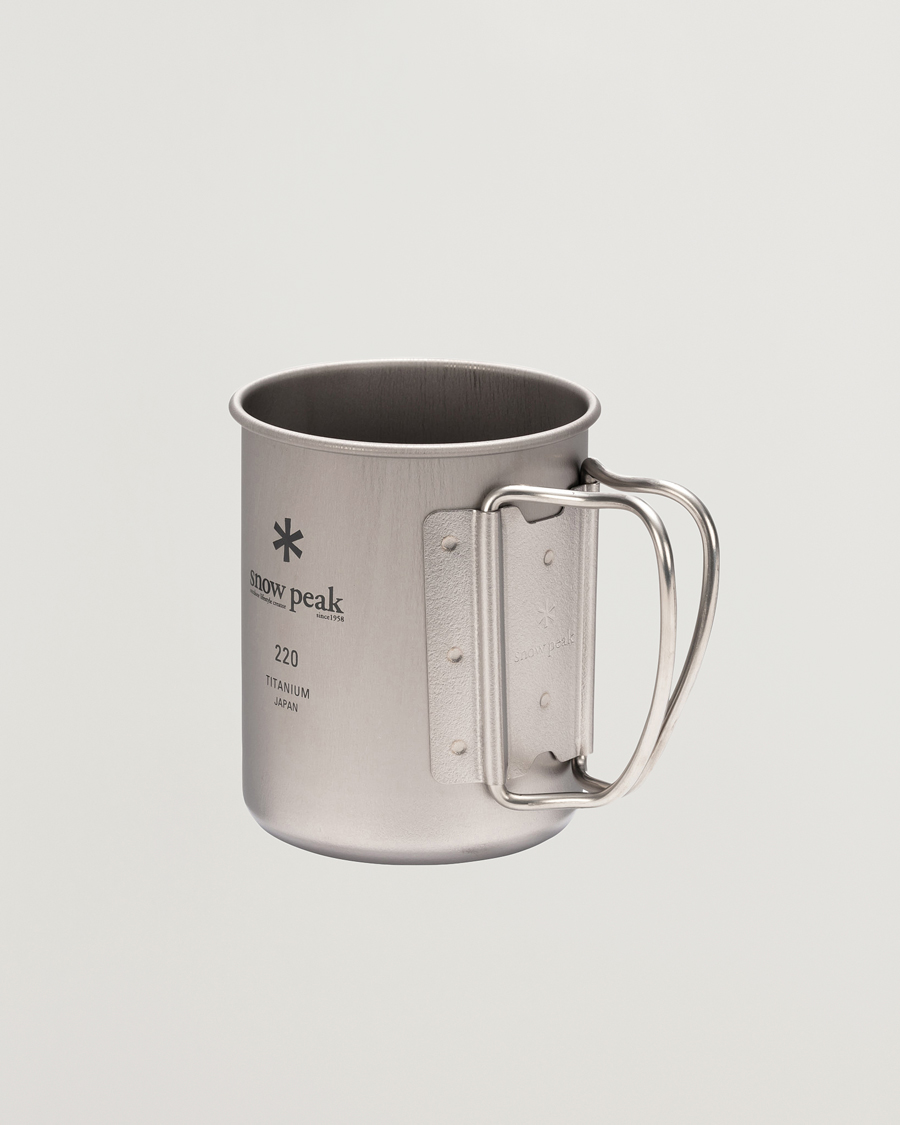 Uomini | Outdoor living | Snow Peak | Single Wall Mug 220 Titanium