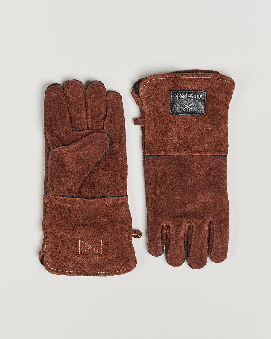 Uomini | Outdoor living | Snow Peak | Fireside Gloves Brown