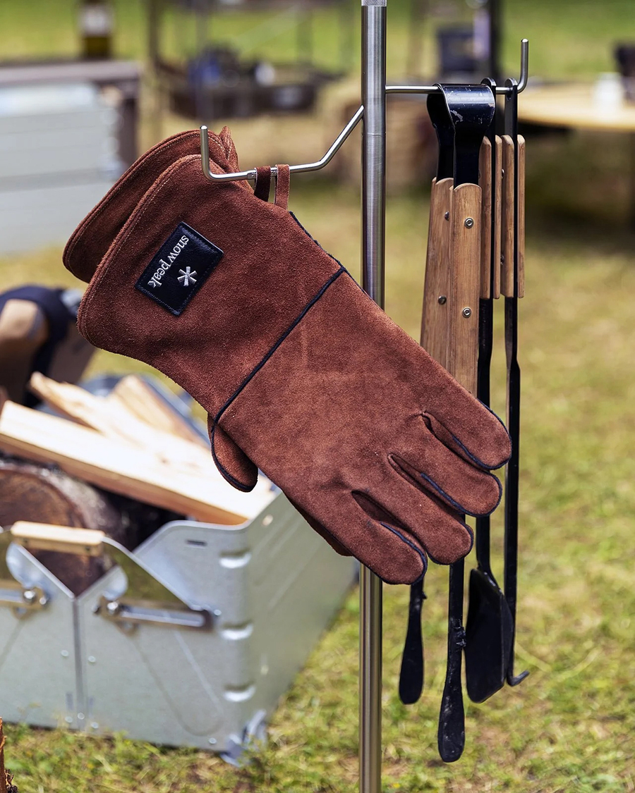Uomini | Outdoor living | Snow Peak | Fireside Gloves Brown