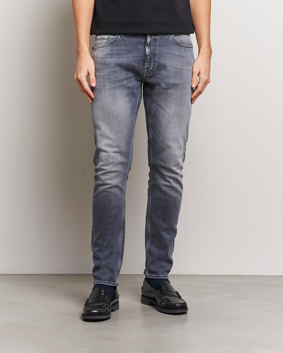 Uomini | Jeans | Tiger of Sweden | Pistolero Stretch Cotton Jeans Prime Washed Black