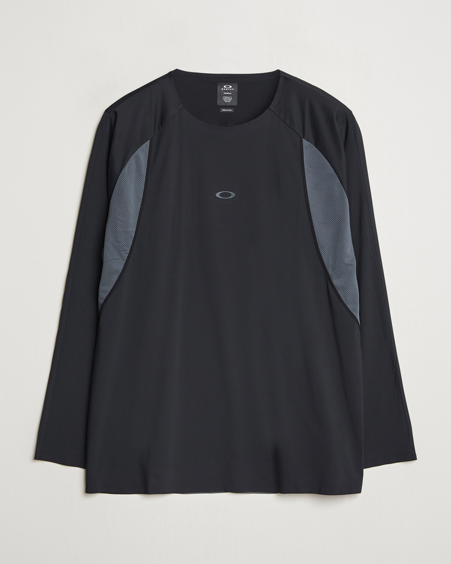 Uomini | T-shirt | Oakley | Pursuit Pro Long Sleeve T-Shirt Blackout