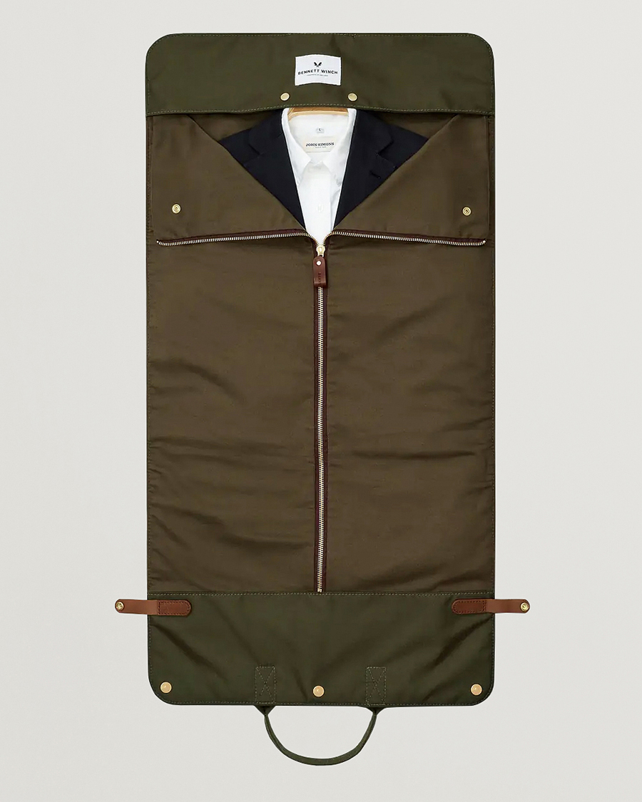 Uomini | Borse | Bennett Winch | Nylon Trifold Suit Carrier Olive
