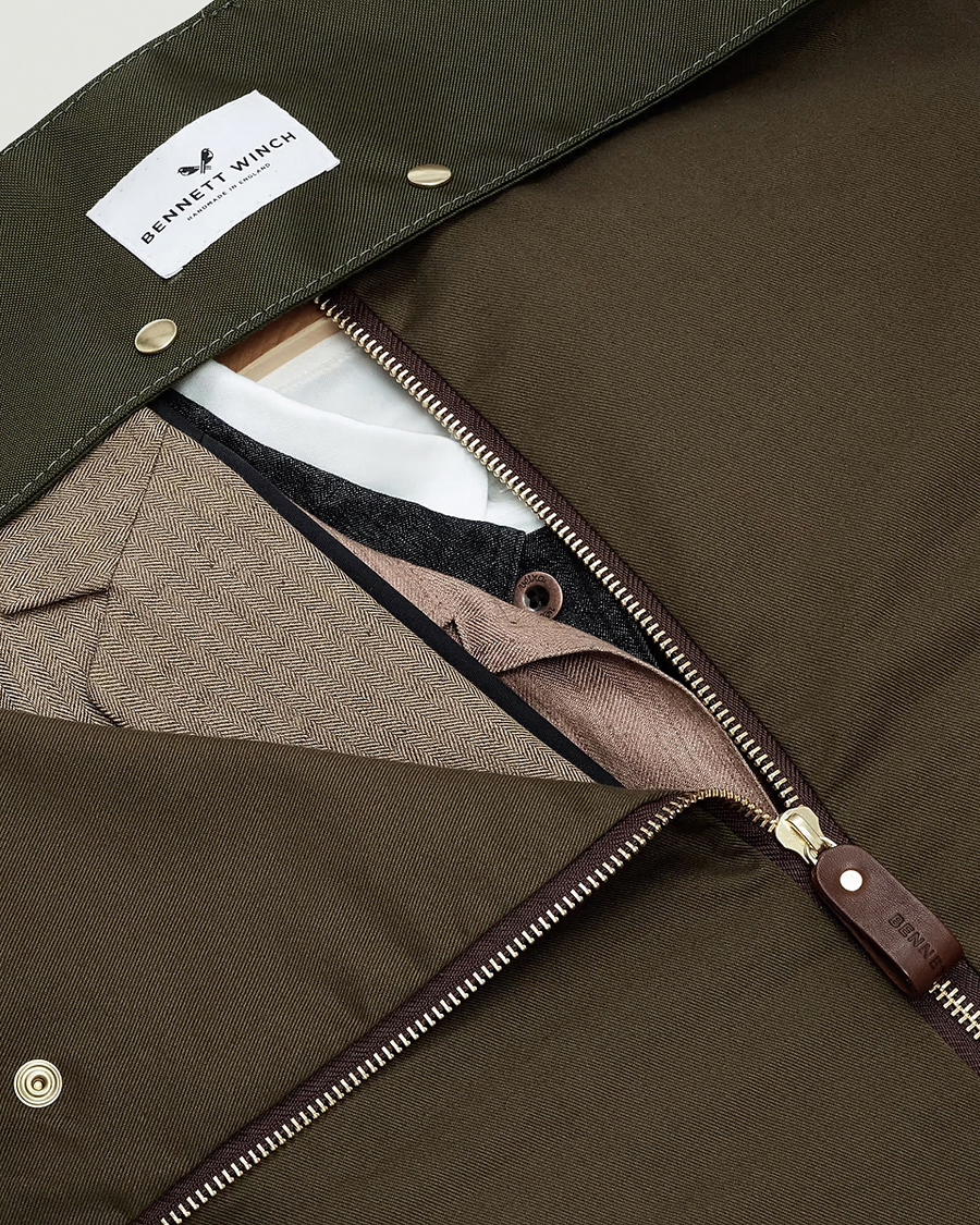 Uomini | Borse | Bennett Winch | Nylon Trifold Suit Carrier Olive