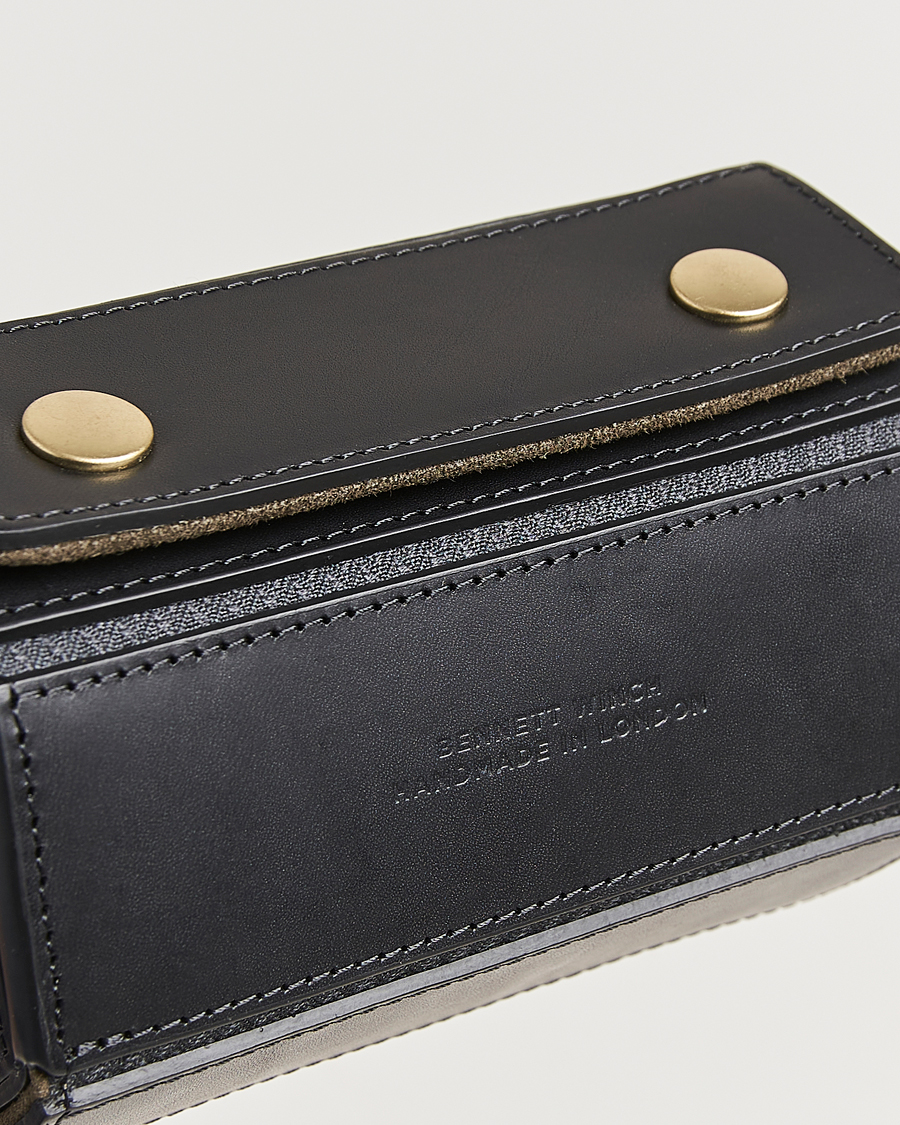 Uomini | Scatole per orologi | Bennett Winch | Double Watch Roll Black