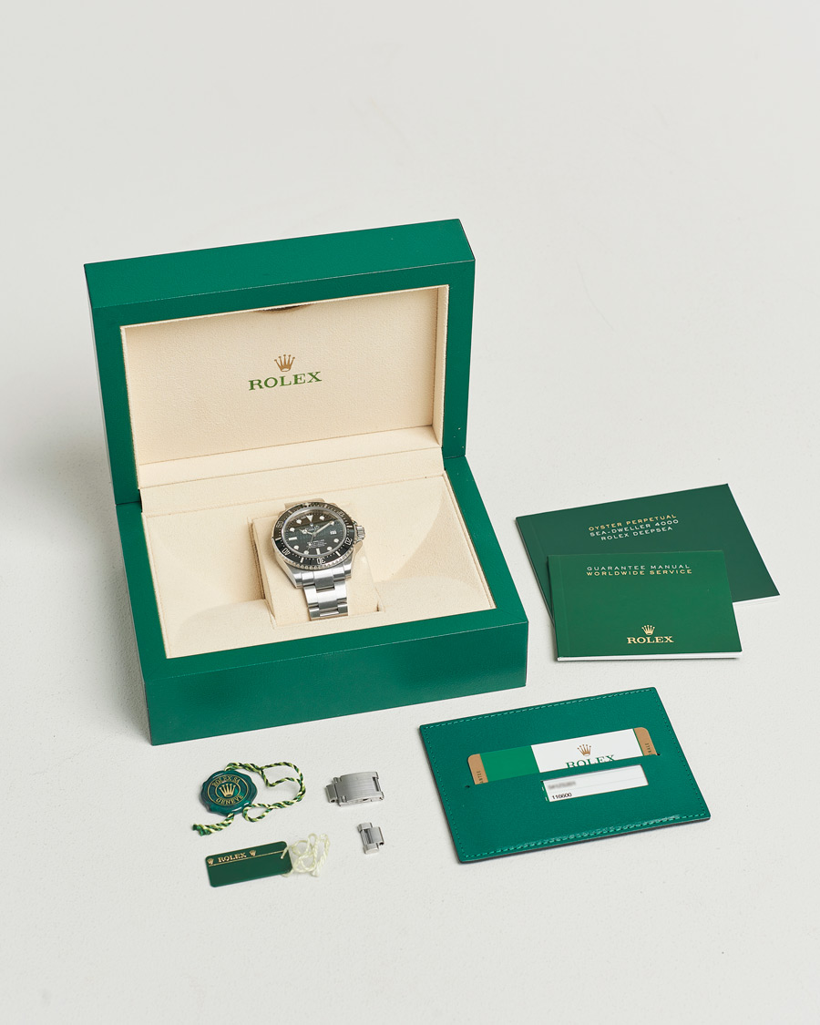 Uomini | Rolex Pre-Owned Sea-Dweller 4000 116600 Silver | Rolex Pre-Owned | Sea-Dweller 4000 116600 Silver
