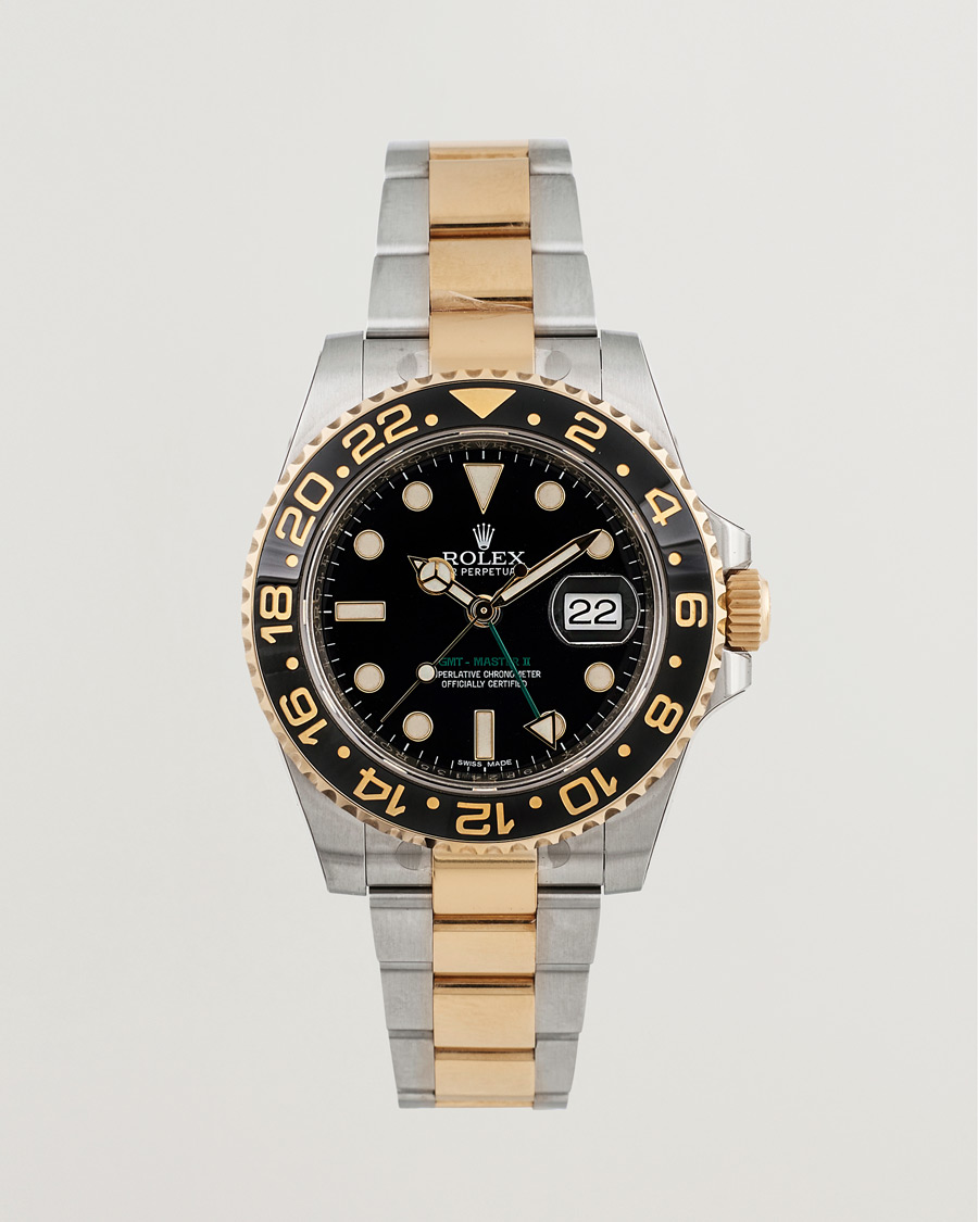 Uomini | Rolex Pre-Owned GMT-Master II 116713LN Silver | Rolex Pre-Owned | GMT-Master II 116713LN Silver