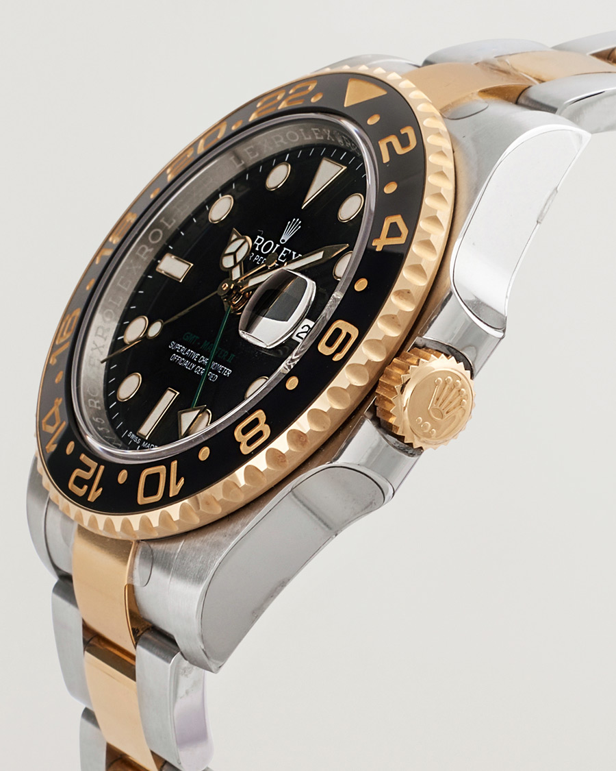 Uomini | Rolex Pre-Owned GMT-Master II 116713LN Silver | Rolex Pre-Owned | GMT-Master II 116713LN Silver